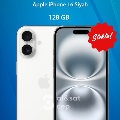 iPhone 16 128GB Akıllı Telefon Beyaz MYE93TU/A