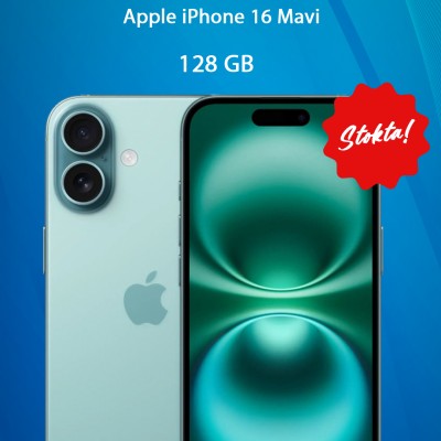 iPhone 16 128GB Akıllı Telefon Teal MYED3TU/A