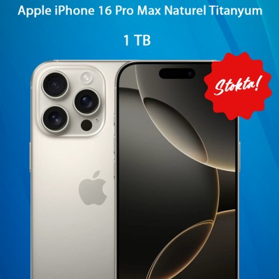 iPhone 16 Pro Max 1TB Akıllı Telefon Natural Titanium MYX73TU/A