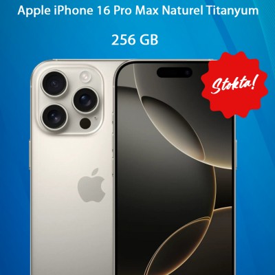 iPhone 16 Pro Max 256GB Akıllı Telefon Natural Titanium MYWY3TU/A