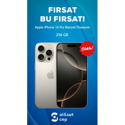 iPhone 16 Pro 256GB Akıllı Telefon Natural Titanium MYNL3TU/A