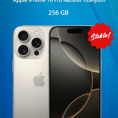 iPhone 16 Pro 256GB Akıllı Telefon Natural Titanium MYNL3TU/A