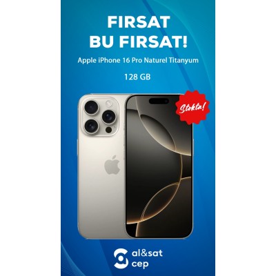 APPLE iPhone 16 Pro 128 GB Akıllı Telefon Natural Titanium MTUX3TU/A